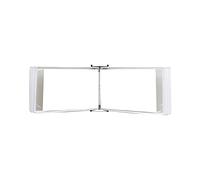 Sistema de paneles de exposición de pared, Soporte for exhibición de libros con tapa for carteles A4 montado en la pared, 20 bolsillos, multicolor, 13 x 9 3, pulgadas(White)