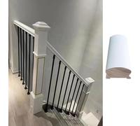 Sistema de pasamanos de escalera con husillos y soporte de inclinación, kit de instalación completo para una actualización segura y elegante de la escalera