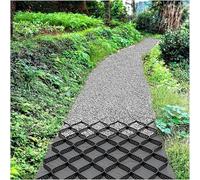 Sistema de pavimentación de rejilla de grava de 5,1 cm - Estabilizador de garaje y estacionamiento - Rejillas de estabilización del suelo para un mayor apoyo y durabilidad