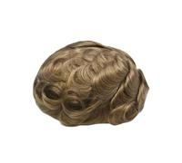 Sistema de peluquín Remy for hombre n.° 18, reemplazo de cabello con encaje completo transpirable de 8 x 10 pulgadas