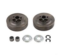 Sistema de piñón diseñado para elevar la eficiencia de tu motosierra con componentes fiables, incluyendo clips y arandelas