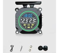 Sistema de presión de neumáticos de motocicleta de monitoreo real con características avanzadas para mayor seguridad (verde)