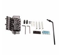 Sistema de Puente de Trémolo de Guitarra, Robusto Sistema de Puente de Trémolo Práctico Resistente a Impactos, Antisísmico para Puente Vibrato Bloqueo de Cuello (Negro)