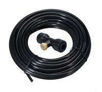 Sistema de pulverización de atomización para regulación térmica al aire libre utilizando el método de suministro de baja presión e integración de riego por goteo para el cuidado de las plantas (6 m)