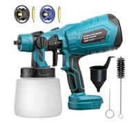 Sistema de pulverización de pintura inalámbrico GGiking para batería Makita de 18 V, pulverizador de pintura con batería para vallas y terrazas, pistola de pulverización, pulverizador de pintura