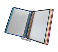 Sistema de referencia de escritorio, carpeta de escritorio abatible, tamaño carta A4, uso equipado con taller/oficina/laboratorio (color: F)