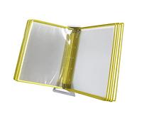 Sistema de referencia de escritorio, carpeta de escritorio abatible, tamaño carta A4, uso equipado con taller/oficina/laboratorio (color: F)