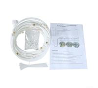 Sistema de refrigeración de nebulización al aire libre, kit de nebulizador de jardín para patio, boquilla de latón, juego de riego por pulverización de agua para control de polvo, equipo humidificador