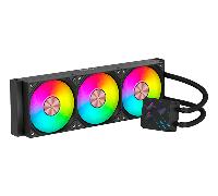 sistema de refrigeracion liquida abysm oceanic tide 360 black argb triple fan intel amd