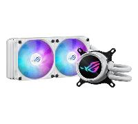 sistema de refrigeracion liquida asus para cpu rog strix lc iii 240 argb wht (blanco)