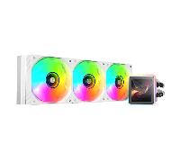 SISTEMA DE REFRIGERACION LIQUIDA MARS GAMING MLVISIONPRO360 NEGRO 3x120mm ARGB TPD 600W LCD