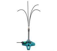 Sistema de refrigeración portátil de niebla de pie, con tubo de extensión de 8 m, aspersor de 4 cabezales, para jardín al aire libre, patio, riego de plantas, patio de playa (1)