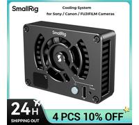 Sistema de refrigeración SmallRig para cámaras Sony / Canon / FUJIFILM Se puede usar con o sin jaula, más ligero y gratuito, batería con montura en V adecuada Cooling System