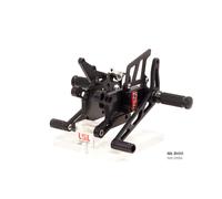 Sistema de reposapiés LSL de 2 deslizamientos CBR600RR 07-, Racing/Reversing, carreras solamente, negro