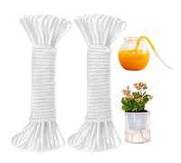 Sistema de Riego Automático de 60 Pies para Plantador, Dispositivo de Riego para Planta de Interior en Maceta, Africano, Violeta, Tratamiento de Agua, Cuerda