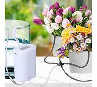 Sistema de riego automático de flores recargable Ahorre agua y tiempo para el cuidado del jardín interior (C)