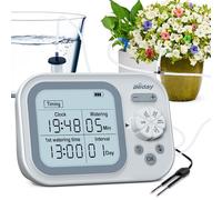 Sistema de riego automático de plantas para interiores para 15 plantas en maceta, kit de riego por goteo automático, temporizador de agua programable con detección inteligente de humedad