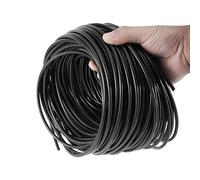Sistema de riego automático, manguera de jardín de PVC, tubería de riego negra de 1/4 de pulgada, 4-7 mm, varias longitudes(10M)