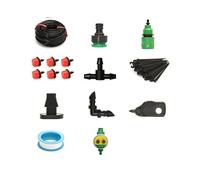 Sistema de Riego Automático para Macetas, Sistema de Riego por Goteo DIY, Manguera de Jardín, Kits de Riego por Microgoteo, Goteros Ajustables.