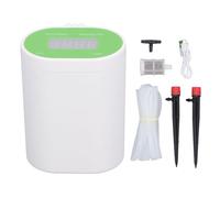 Sistema de riego automático, sistema de riego automático de detección inteligente ABS irrigación para interior para plantas en macetas verde blanco con temporizador (Apoyo 2