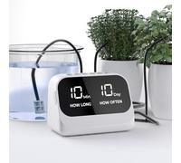 Sistema de riego para plantas, sistema de riego automático, sistema de riego por goteo con temporizador programable, pantalla LED, sistema de riego para interior, con alimentación USB, para plantas