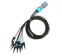 Sistema de riego por goteo - Acoplamientos rápidos automáticos, sistema de riego de plantas con 10 goteros - para exteriores, jardín, césped, terraza, invernadero, paisaje, plantas en macetas, hierba