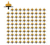 Sistema de riego por goteo, goteros compensadores de presión, ahorro de agua, aspersores de jardín para plantas, macizos de flores, césped, agricultura, paquete de 100 (2 L)