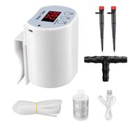 Sistema De Riego Solar - Sistema Autoriego Automático | Kit De Riego Por Goteo Para Maceta | Ayuda Inteligente De Waterer | Automotriz Waterer Interior Fo