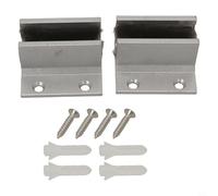 Sistema de riel guía de suelo deslizante de vidrio para tener una construcción gruesa de 014 mm, forro de felpa, reducción de puerta, puertas de aleación de aluminio de aviación