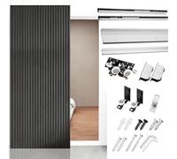 Sistema de riel invisible para puerta corredera con cierre suave, kit de herramientas ocultas para separación de habitación e instalación de puerta de granero