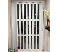 Sistema de riel para puerta corredera de armario con panel de plástico, división retráctil para ahorrar espacio interior