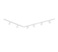 Sistema de rieles Juego completo 6x GU10 Spots en forma de L giratorio girato...