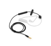 Sistema de S einohr Anti de Haz Anti-Radiation Auricular Auriculares con Tubo Smartphone Teléfono Móvil Tablet PC Negro