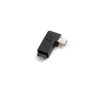 Sistema de S Micro USB hembra a mini USB Conector 90 ° Grados ángulo de ángulo derecho ángulo recto macho adaptador conector