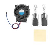 Sistema de Seguridad Antirrobo, KIMISS 12V Sistema de Alarma de Seguridad para Motocicletas Antirrobo 2 Control Remoto Impermeable Universal para Motos