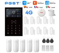 Sistema de seguridad de alarma 4G, Kit de protección antirrobo GSM para hogar inteligente Tuya con Sensor de ventana de puerta para casa familiar, apartamento y oficina 4G-C