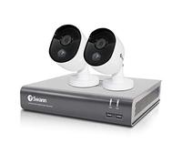 Sistema de Seguridad Swann de 4 Canales: DVR-4580 1080p Full HD con Disco Duro de 1 TB y 2 cámaras 1080p con Sensor térmico PRO-1080MSB