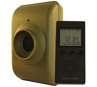 Sistema de sensor de movimiento de largo alcance: detector y receptor inalámbrico Dakota Alert MTPR-4000, perímetro de campamento y dispositivo de alarma de cable de viaje, monitor de calzadas, patios