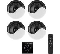 Sistema de Sonido Amplificado Bluetooth/USB/SD con 4 Altavoces 65 (POWERLINE B100BSET) - POWER DYNAMICS