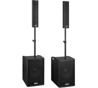 Sistema de sonido amplificado BLUETOOTH/USB/SD de 1250 W (VX1080BT 2.2) - VONYX