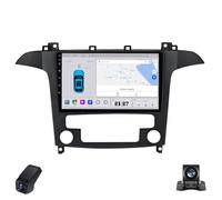 Sistema de Sonido Android 2K Doble DIN para Ford S-MAX 2006-2015, Radio táctil con CarPlay, Android Auto, GPS, Bluetooth, 4G LTE, WiFi, FM/Am/RDS (C20Pro)