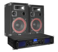 Sistema de sonido Fenton FPL500 500W RMS Bluetooth MP3 Altavoces 8"