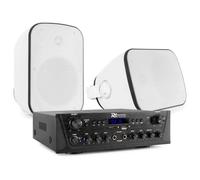Sistema de sonido Power Dynamics PV220BT 2x100W RMS Bluetooth 4.2 altavoces BD50W 120W IPX5