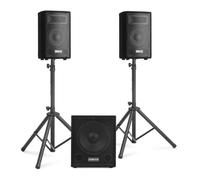 Sistema de sonido Vonyx VX1015BT 1000 W RMS Bluetooth USB/SD mando