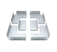 Sistema de soporte para paneles solares en autocaravanas y embarcaciones pequeñas fabricado en acero inoxidable 304 para soluciones de montaje en exteriores confiables
