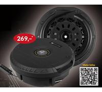 Sistema de subwoofer activo ESX Q-800A QUANTUM para hueco de rueda de...