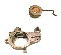 Sistema de suministro de aceite de repuesto para motosierras compatible con modelos como MS341, Ms361 y Ms362 con tornillo sin fin y resorte número de pieza 1135 640 3200