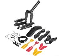 Sistema de suspensión trasera para Ninebot Max G30LP Scooter eléctrico Amortiguador de aleación de aluminio con guardabarros rojo 2400g (negro)