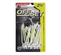Sistema de tee profesional Pride, tee offset de 2-3/4 pulgadas, 25 unidades, amarillo