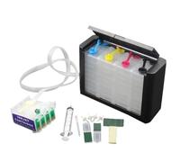 Sistema de Tinta a Granel Compatible con Epson T0711 711 para Stylus S20 SX100 SX105 B40W BX300F SX109 SX200 SX205 SX209 DX4000 DX7400